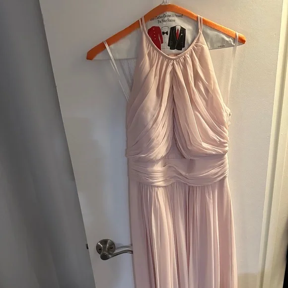 Dessy Collection | Dresses | Dessy Collection Bridesmaid Dress Blush Size 8  | Poshmark